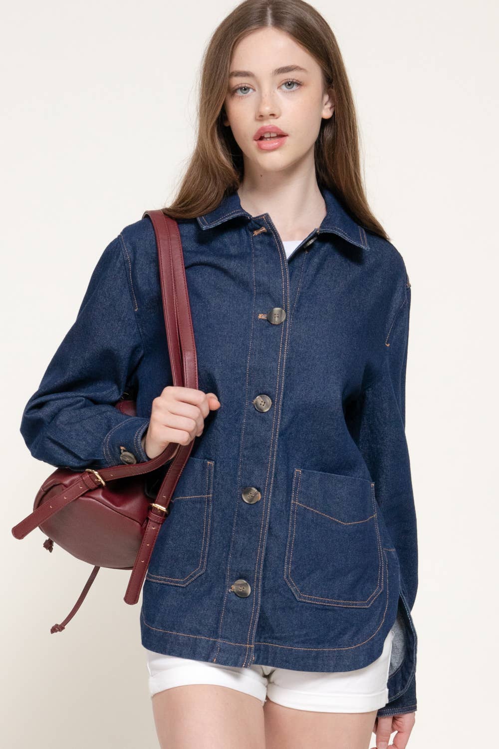 Meredith Dark Wash Denim Jacket