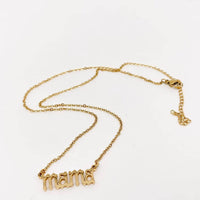 18K Gold Plated Mama Necklace