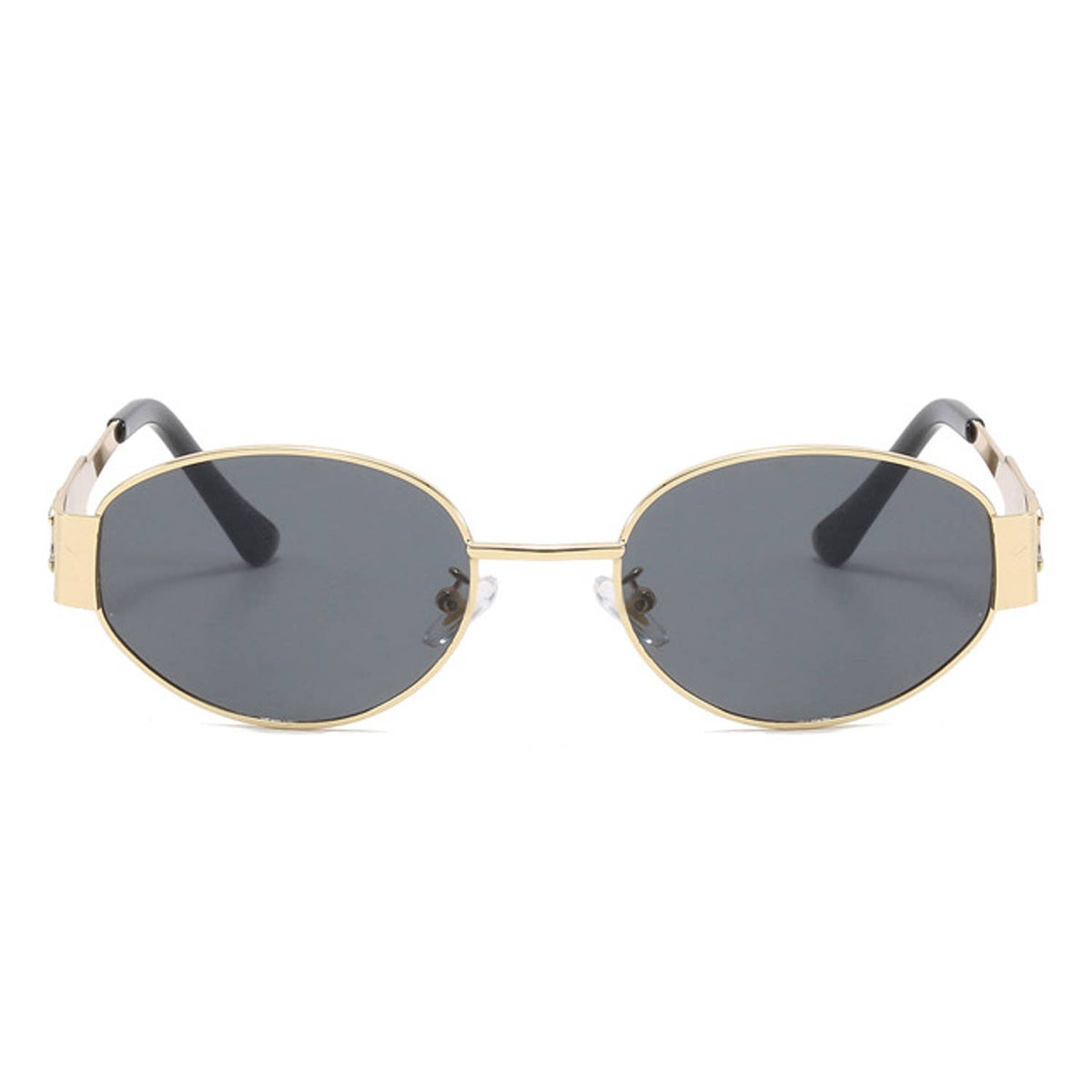 Retro Oval 90s Vintage Fashion Round Sunglasses