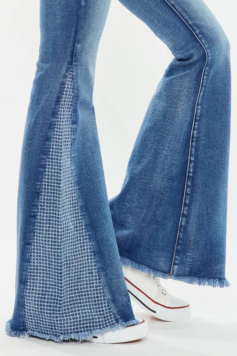 Veronica Medium Wash High Rise Flare Jeans