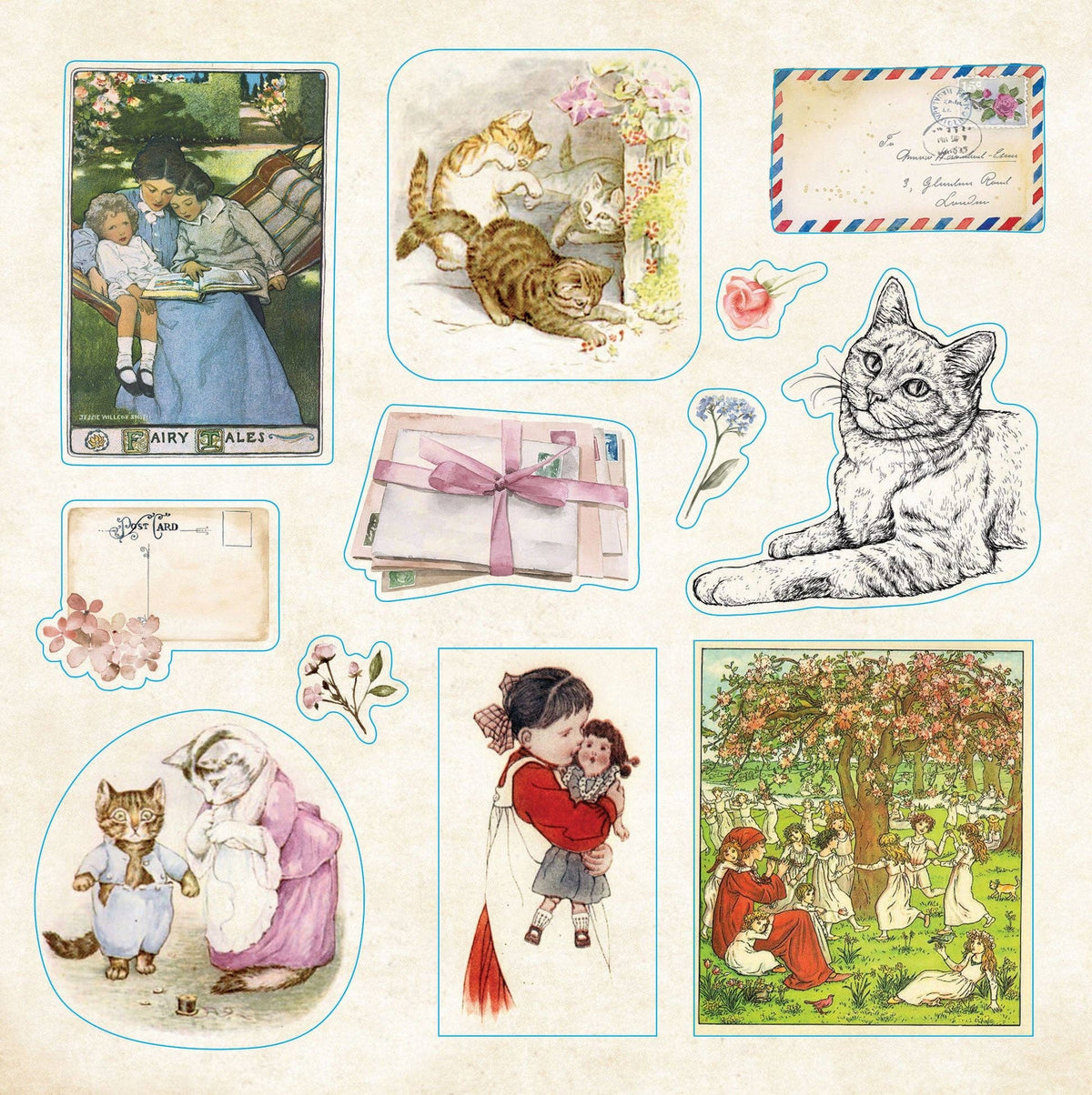 Bibliophilia Ephemera Sticker Book