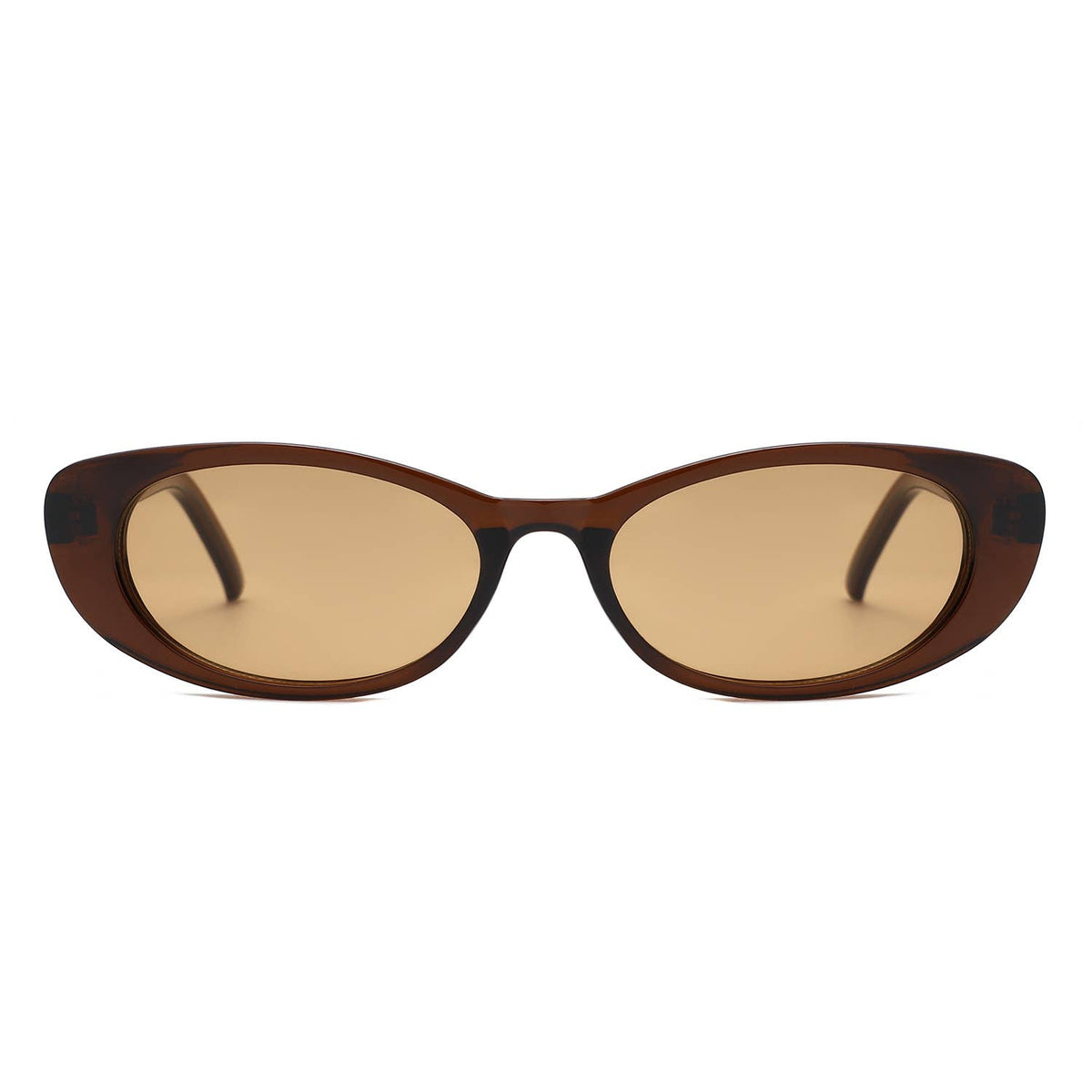 90s Slim Oval Nararow Women Fashion Sunglasses