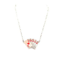 Heart Royal Flush Necklace