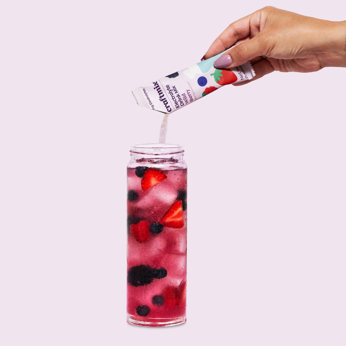Mixed Berry Hydration Electrolyte Drink Mix - 18 Pack