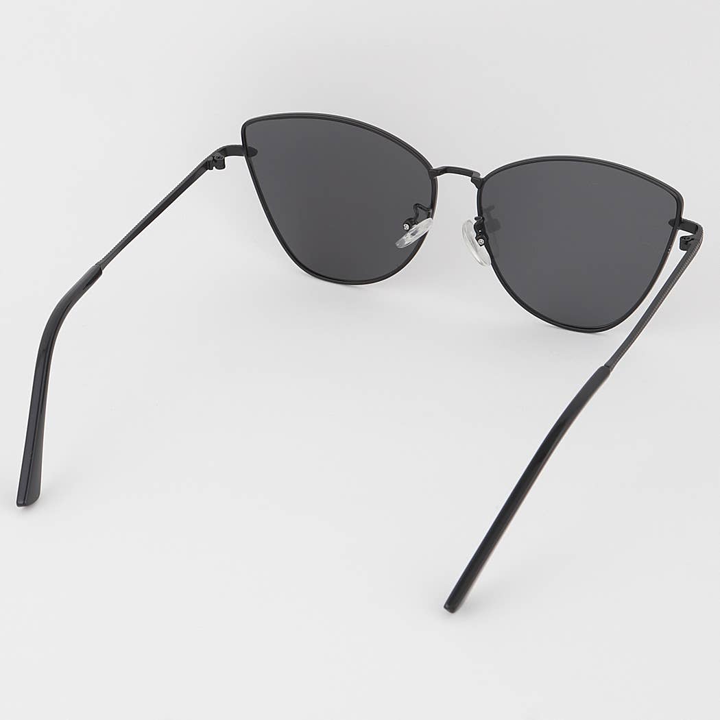 Cateye Metal Frame Sunglasses