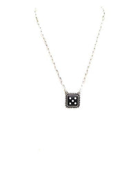Black Dice Necklace