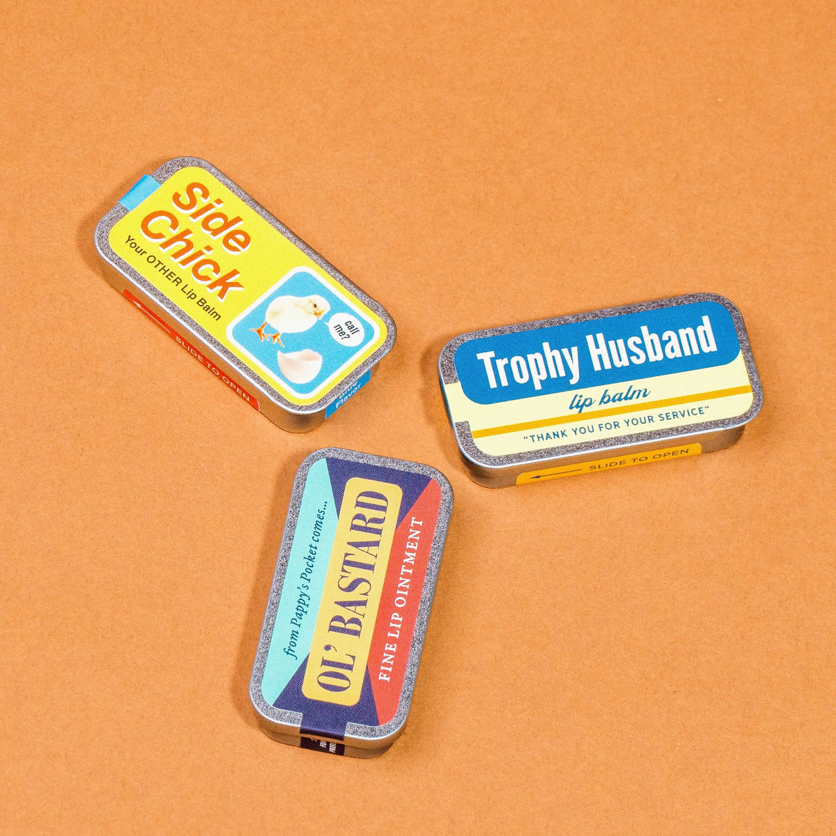 Funny Lip Balm Tins + Choose Yours
