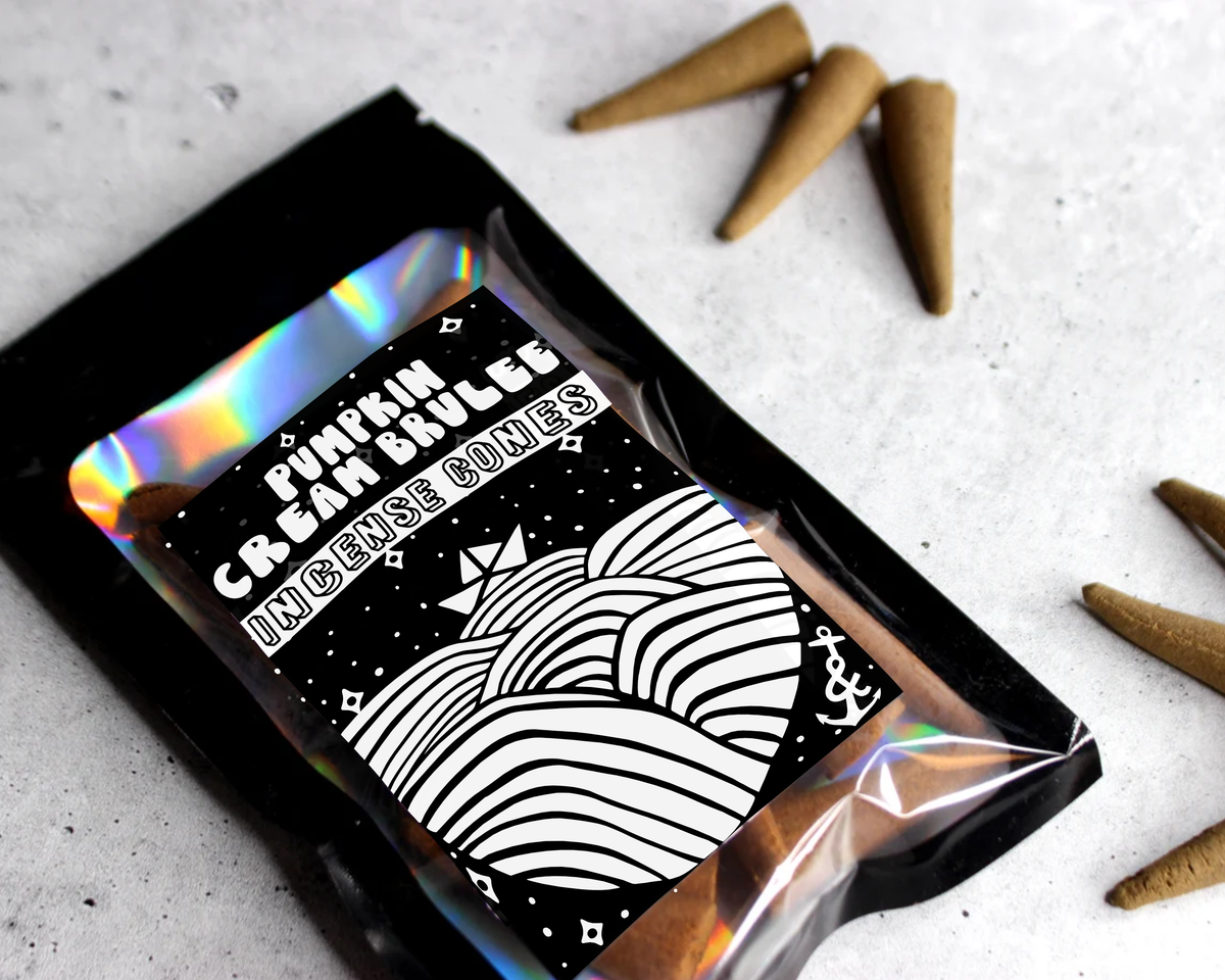 Pumpkin Cream Brulee |  Incense Cones | Backflow