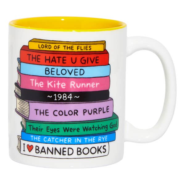 Banned Books Coffee Mug - 580 Threads