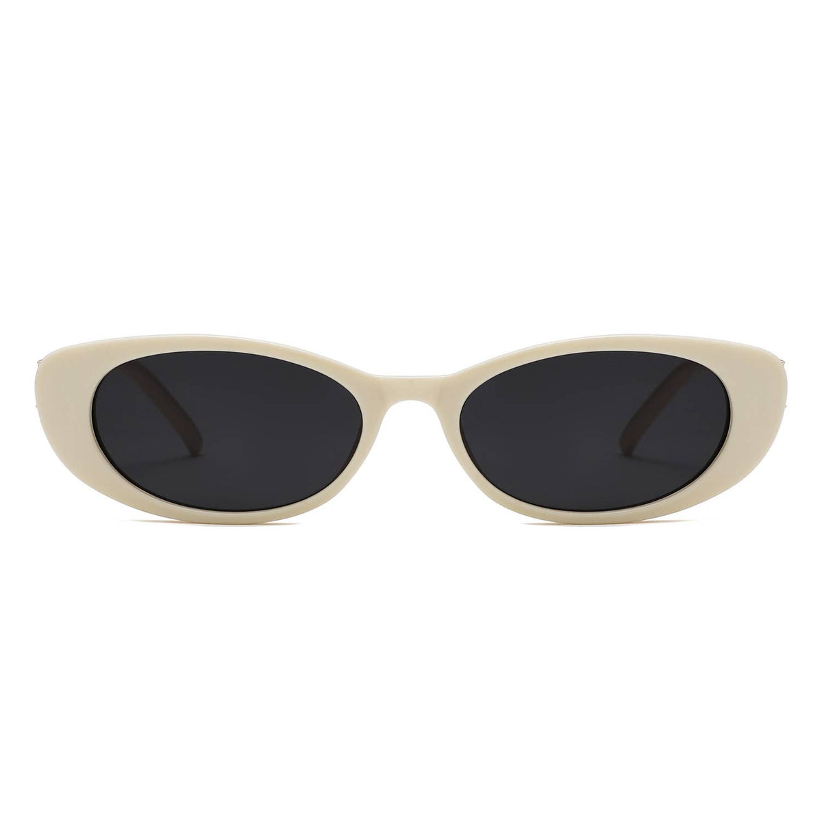 90s Slim Oval Nararow Women Fashion Sunglasses
