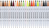 Studio Series Dual-Tip Skin Tone Markers (Set of 24)